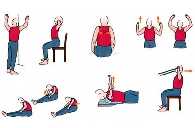 Übung mat thoracic Osteochondrosis